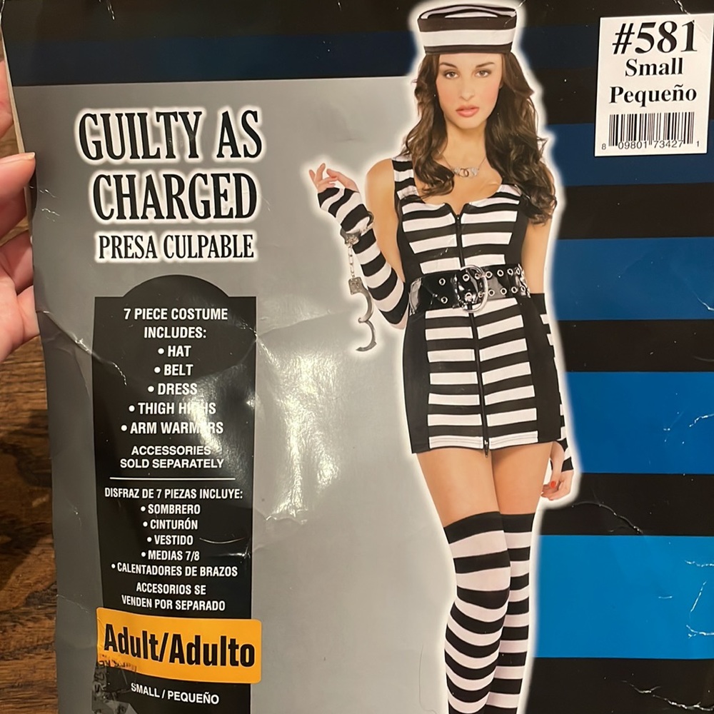Robber costume size small